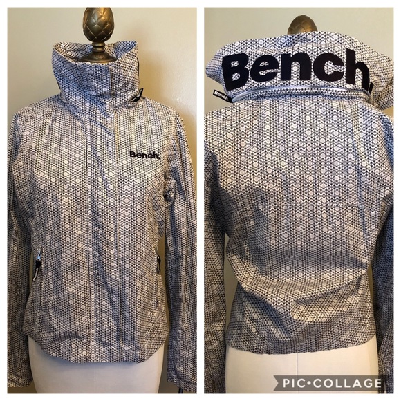 Bench Jackets & Blazers - Like New-Bench-Wind Breaker&Tote-Black&White-Med